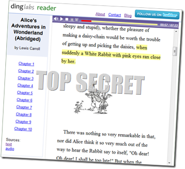 dinglabs.com Reader screenshot